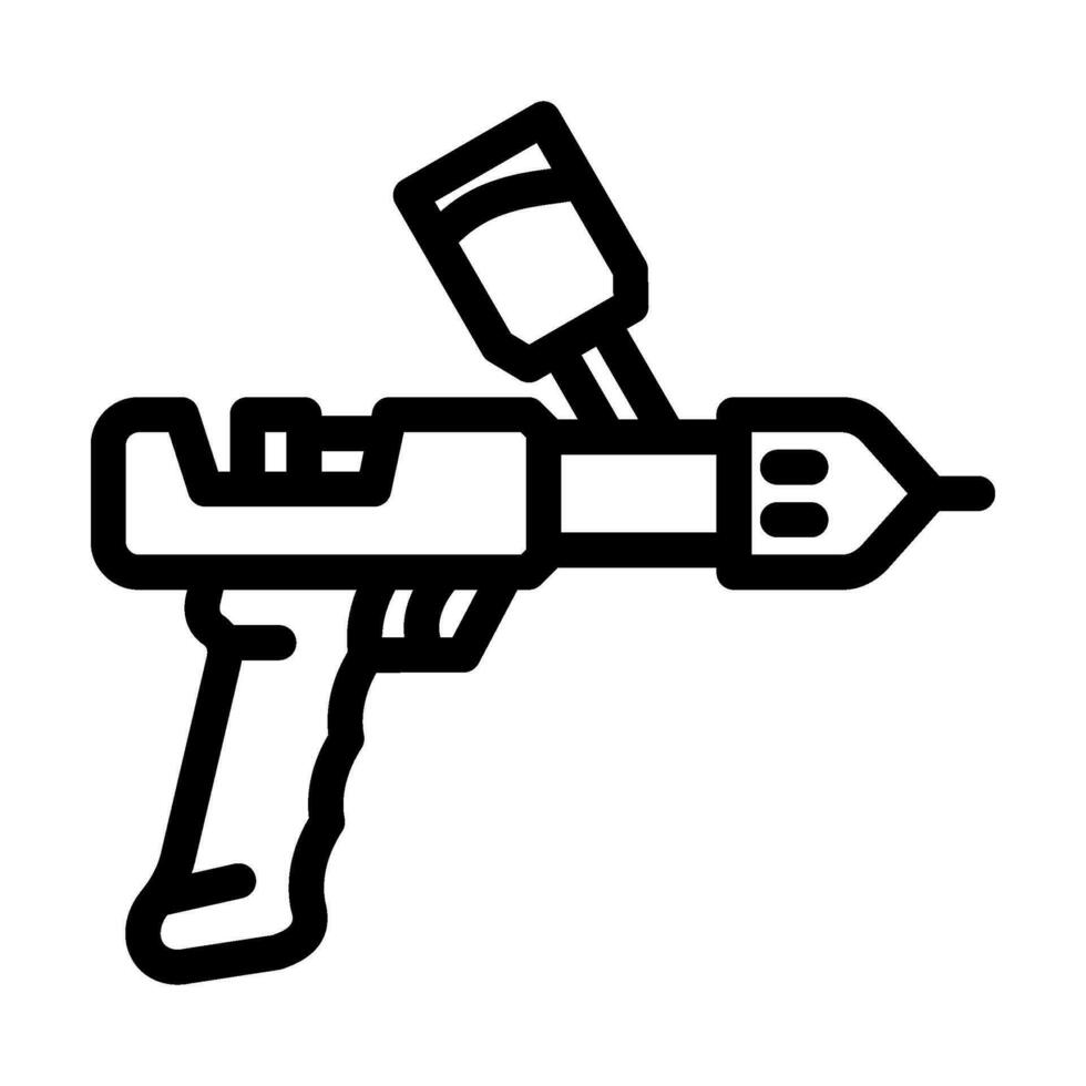 pig vaccination line icon vector illustration