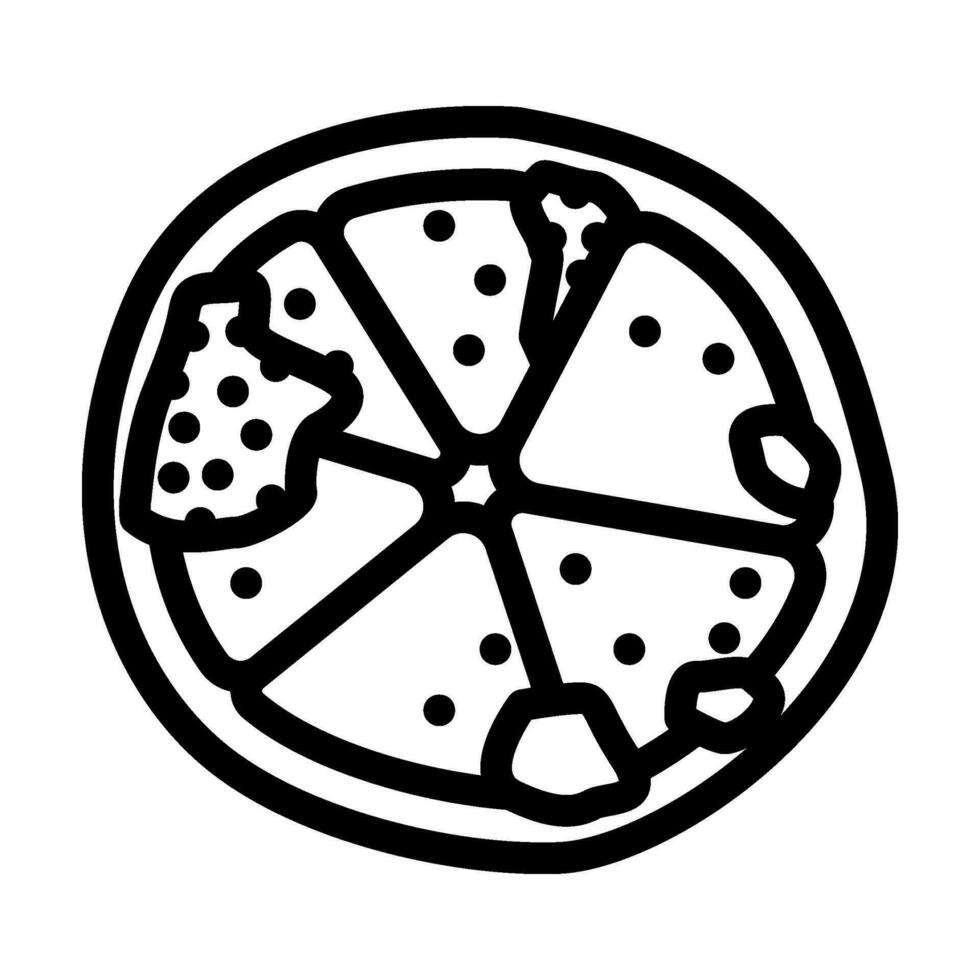 lemon rotten food line icon vector illustration
