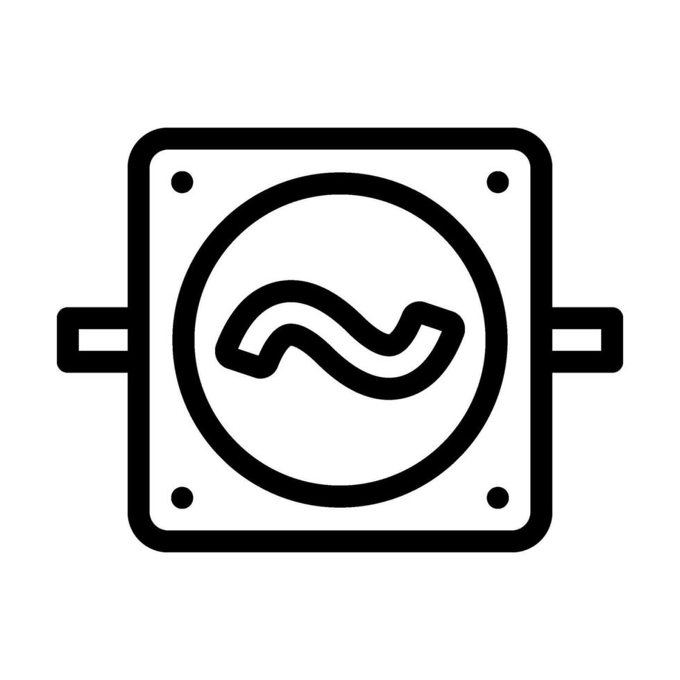 voltaje electricidad línea icono vector ilustración