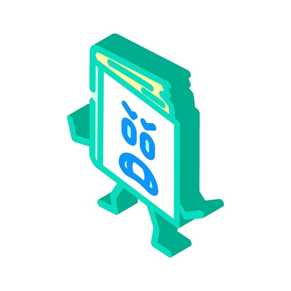 literature book character isometric icon vector illustration