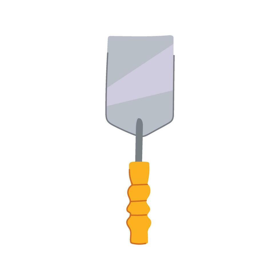 industry trowel cartoon vector illustration