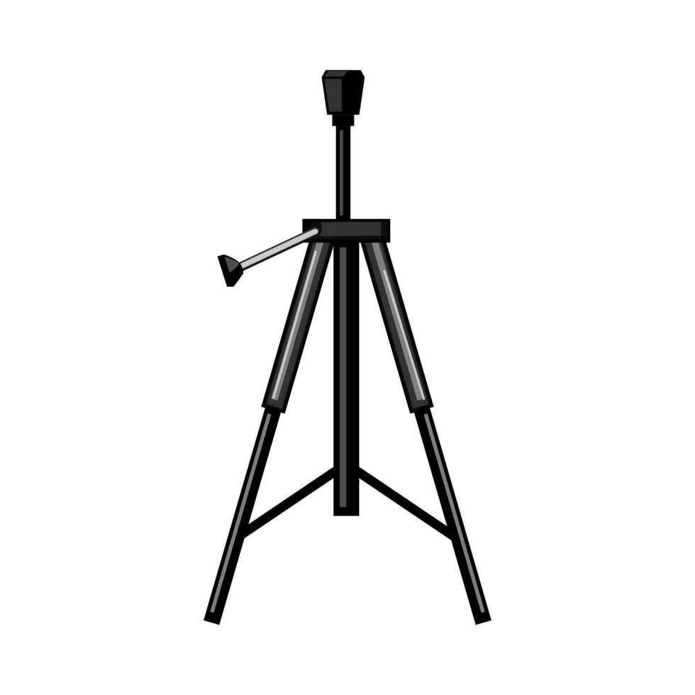 focus tripod camera cartoon vector illustration