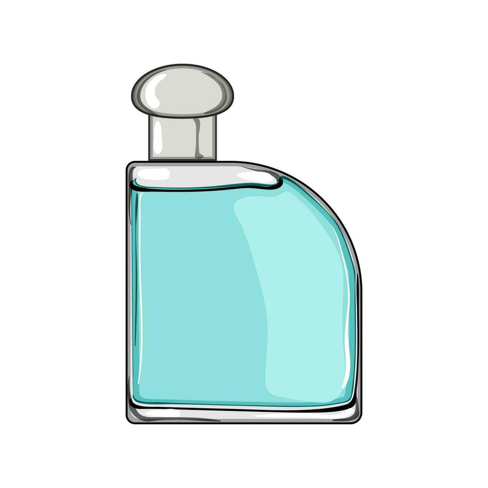 rociar perfume para hombres dibujos animados vector ilustración