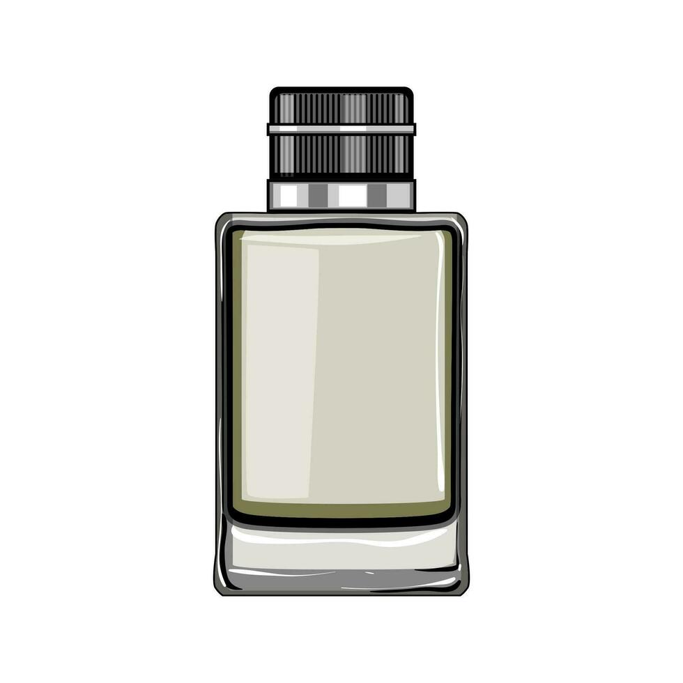 bottle perfume for men cartoon vector illustration