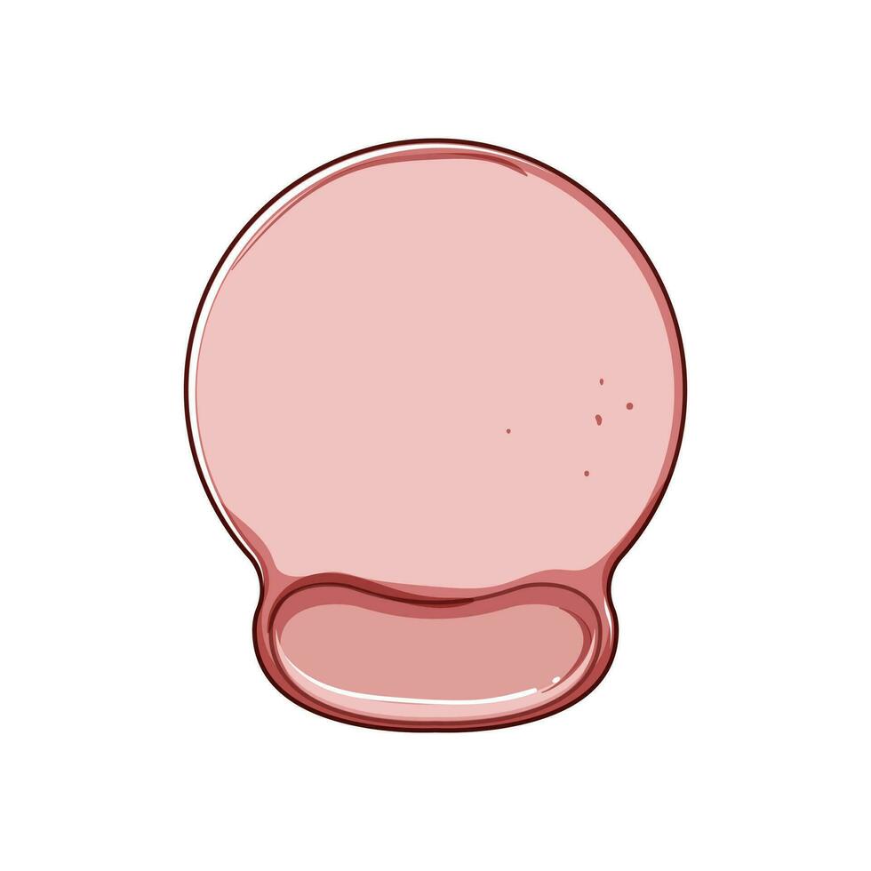 computer mouse pad cartoon vector illustration