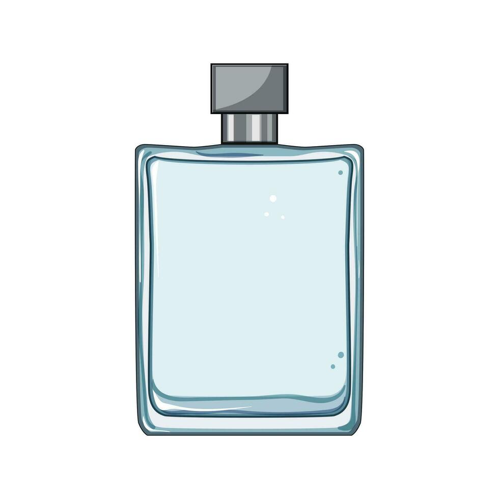 Moda perfume para hombres dibujos animados vector ilustración