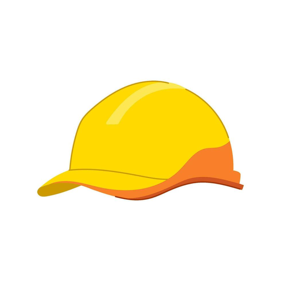 ilustración de vector de dibujos animados de constructor de casco de seguridad