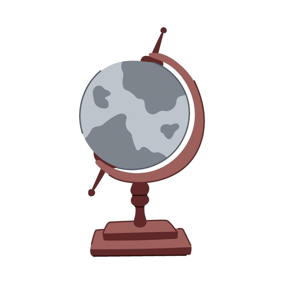 planet globe cartoon vector illustration