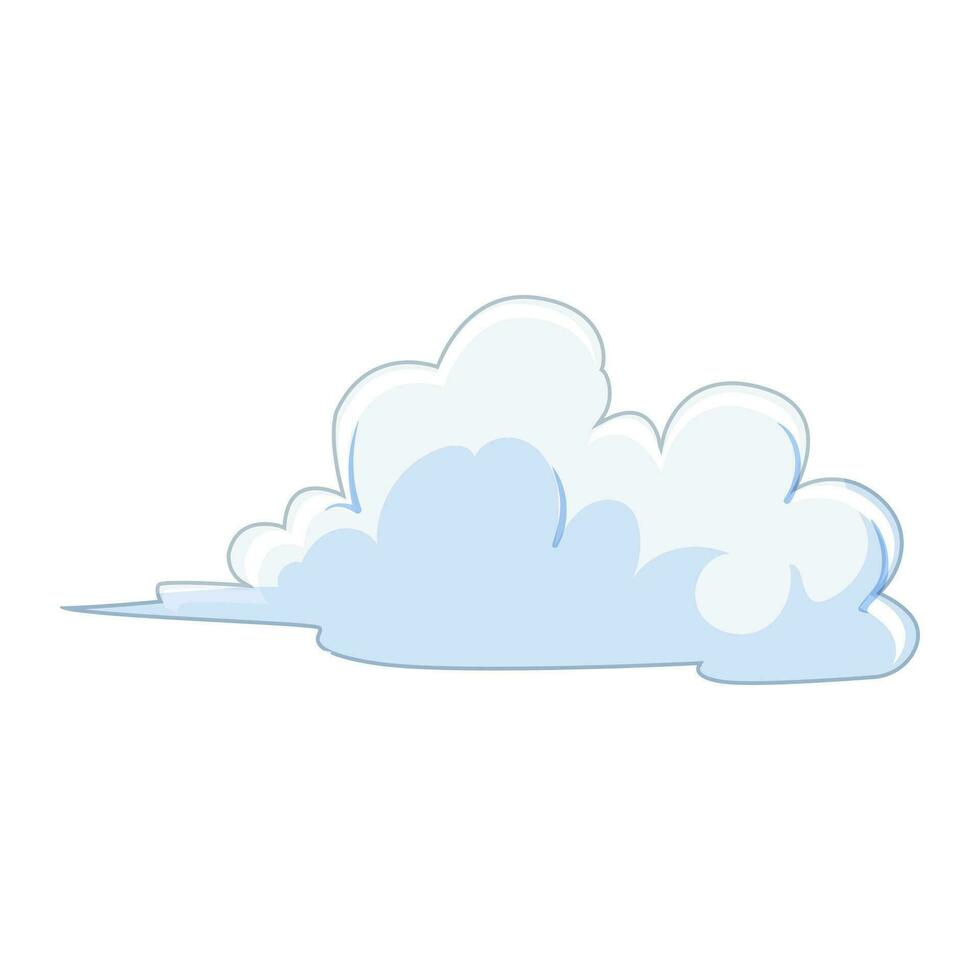 cumulus cloud cartoon vector illustration