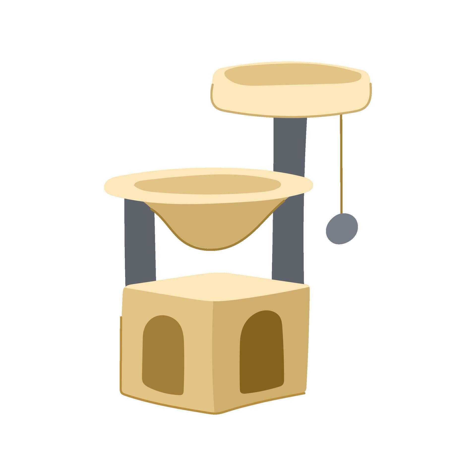 animal cat house cartoon vector illustration 32520758 Vector Art at