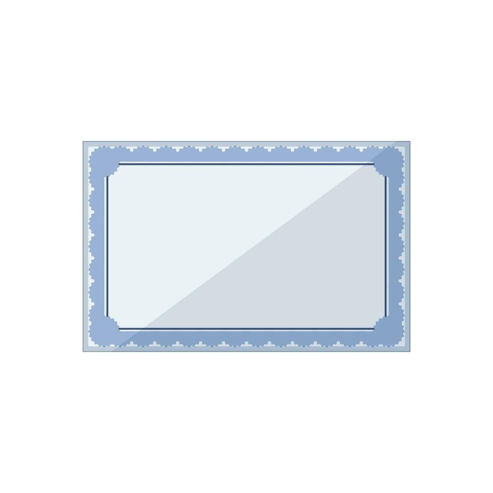 success certificate cartoon vector illustration