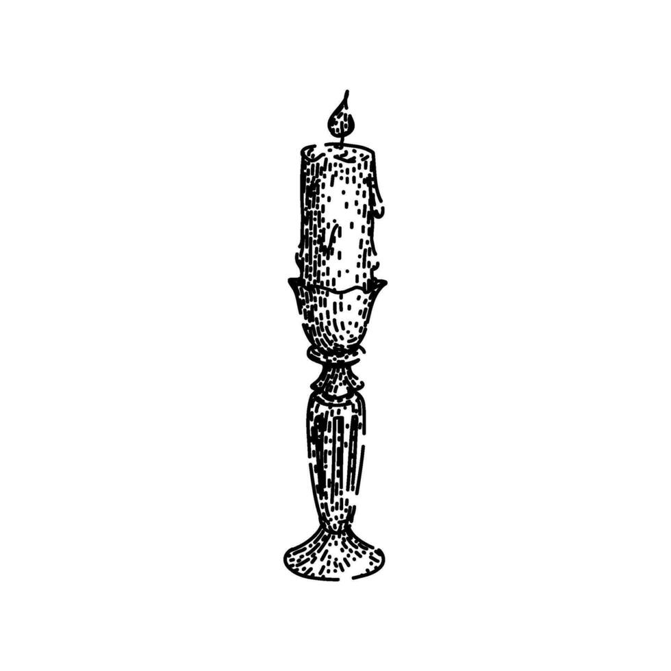 market candlestick sketch hand drawn vector