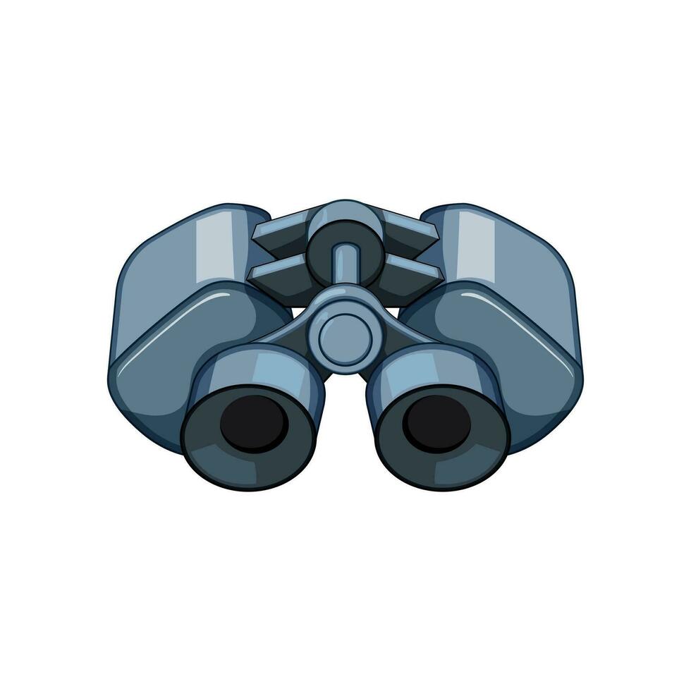 lens binoculars cartoon vector illustration