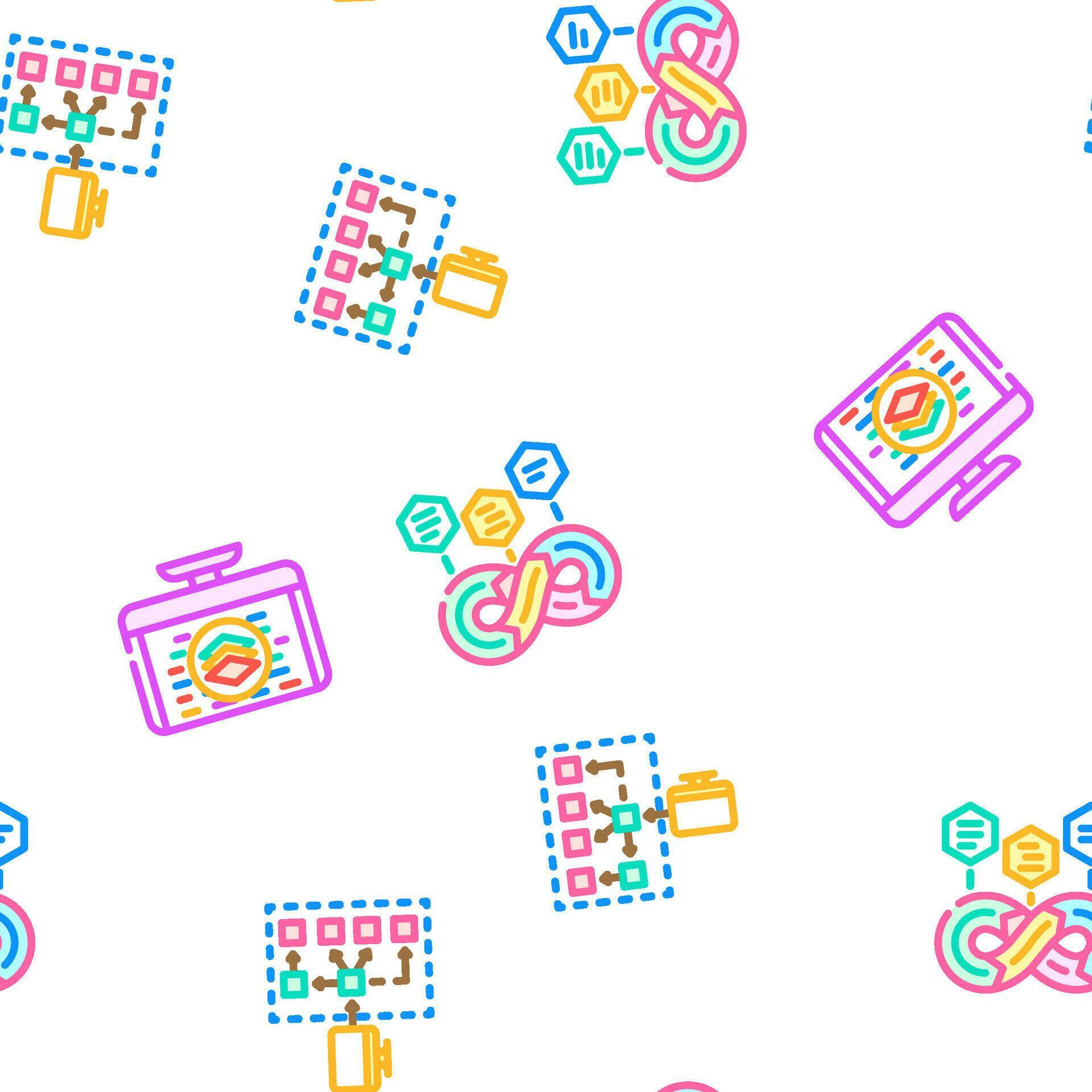 software compute, engineer vector seamless pattern 32520973 Vector Art ...