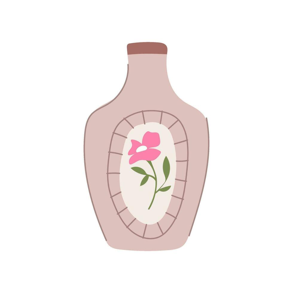 ancient antique vase cartoon vector illustration