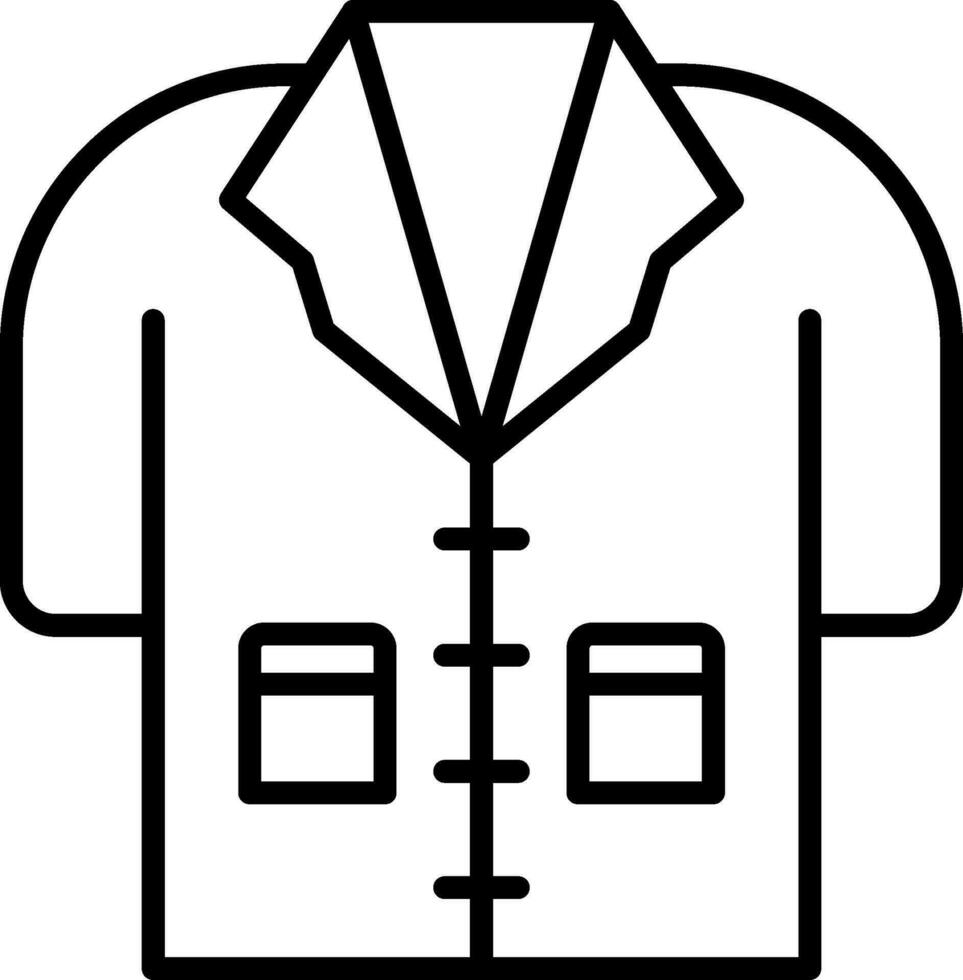 Lab Coat Vector Icon
