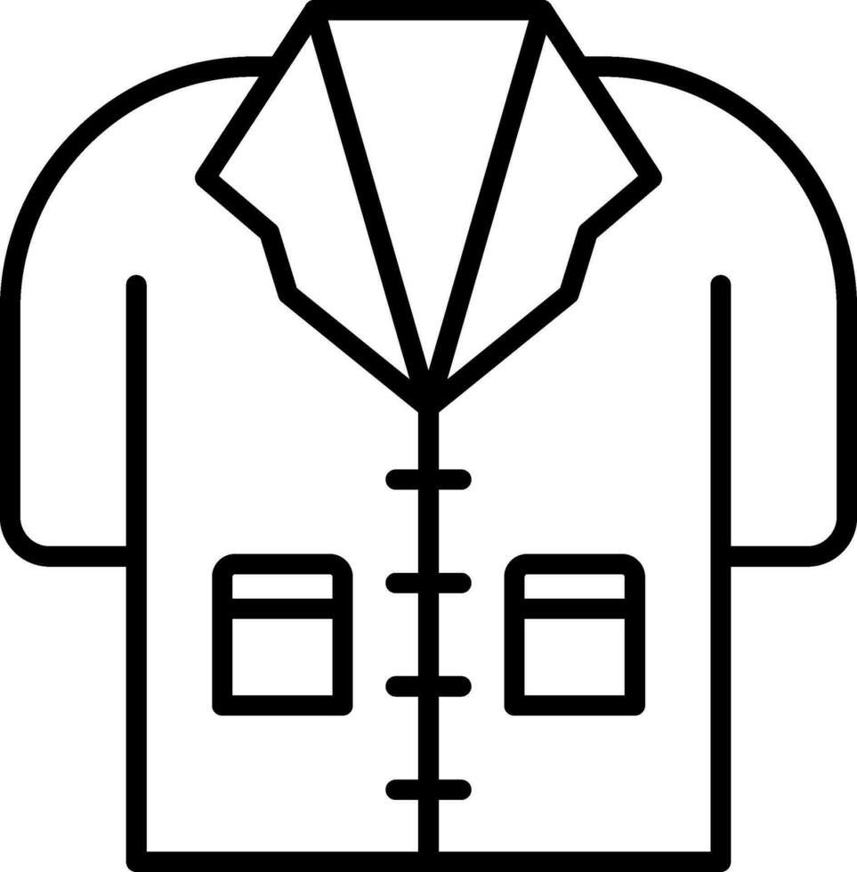 Lab Coat Vector Icon