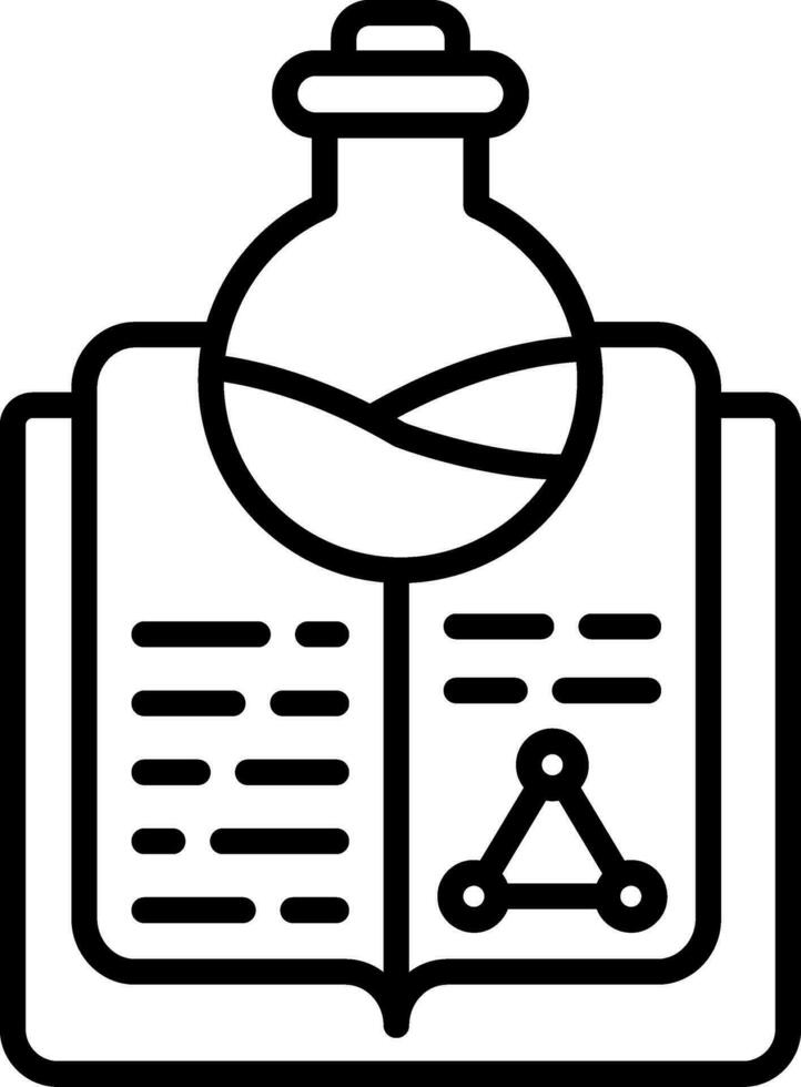 Science Book Vector Icon