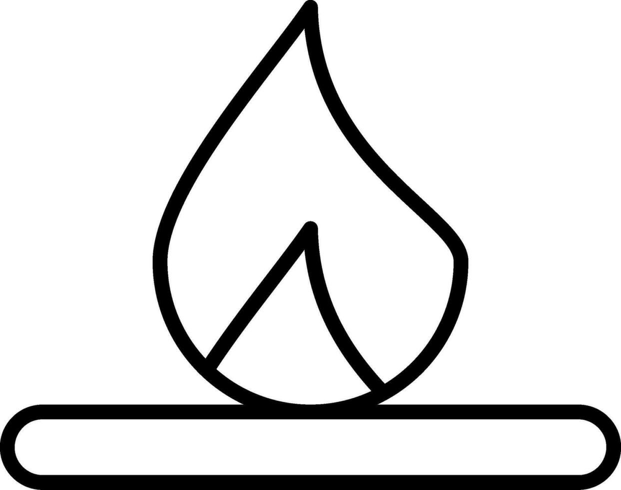 Burning Vector Icon