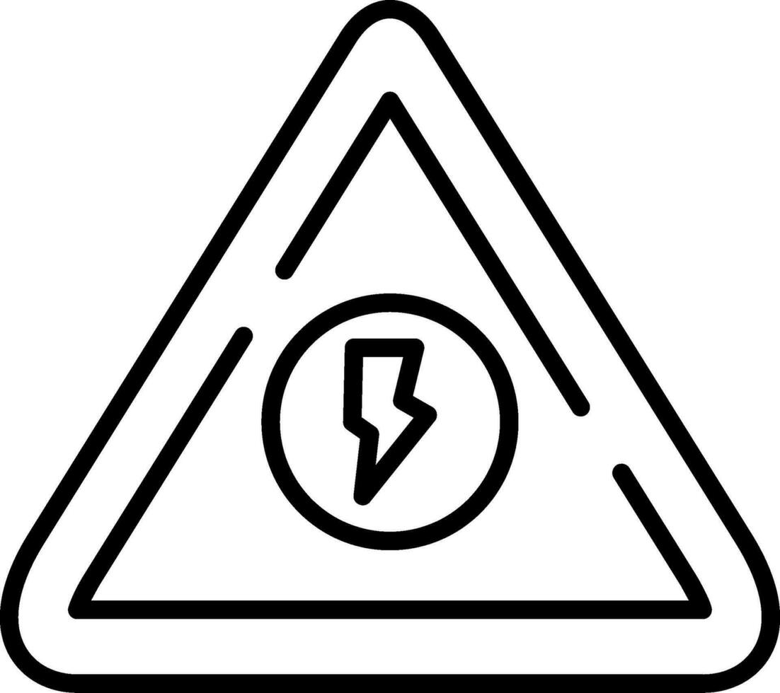 High Voltage Vector Icon