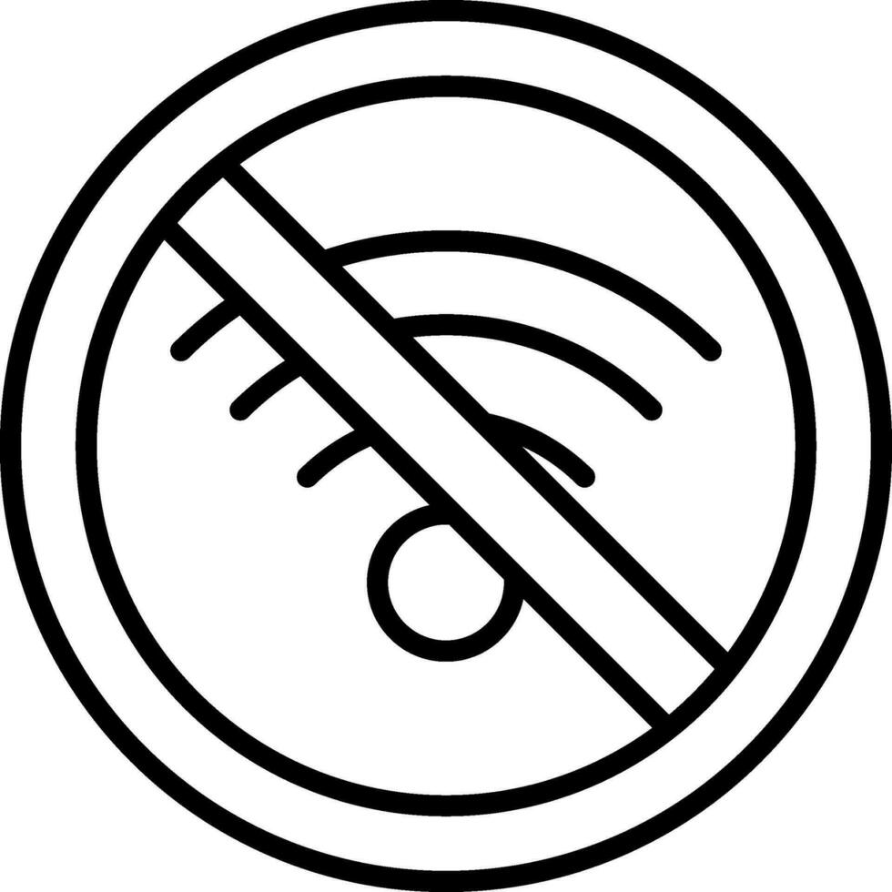 sin icono de vector wifi