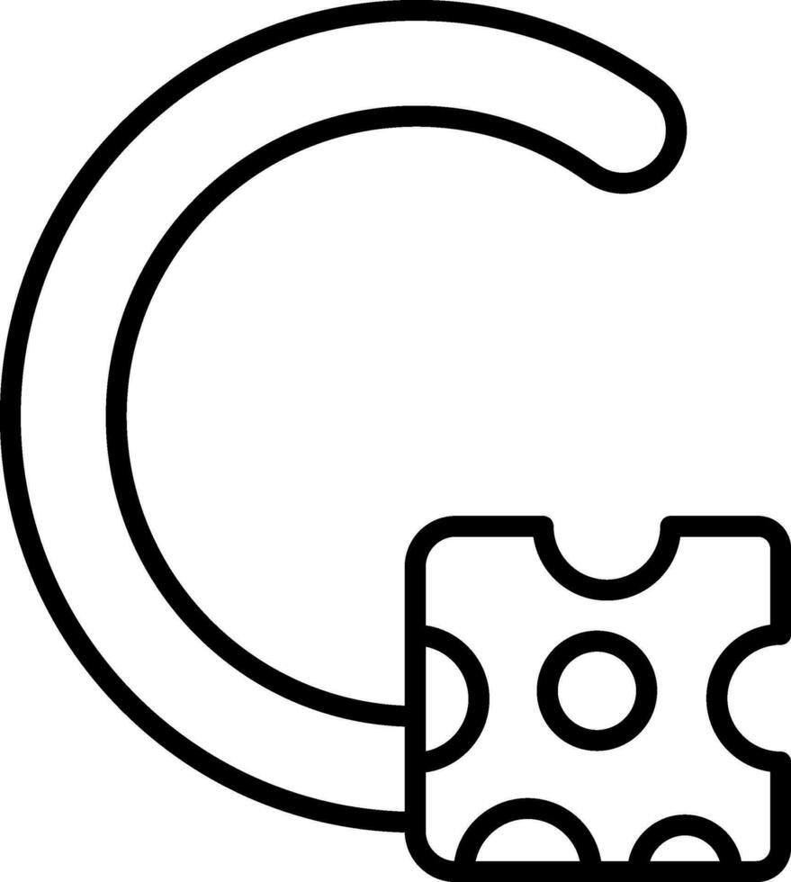 Capital C Vector Icon