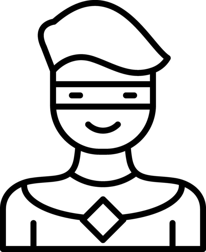 Superhero Vector Icon