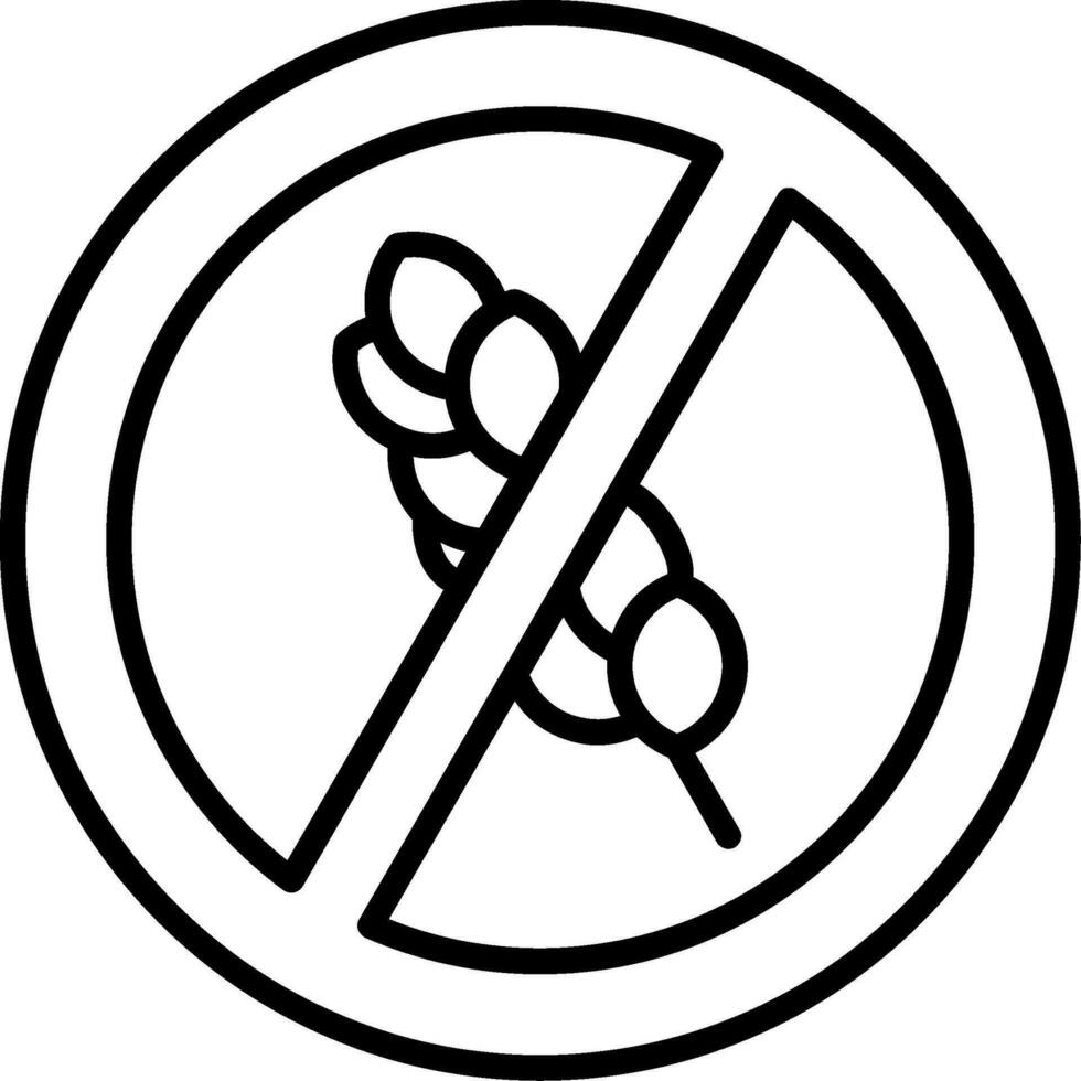 Gluten Vector Icon