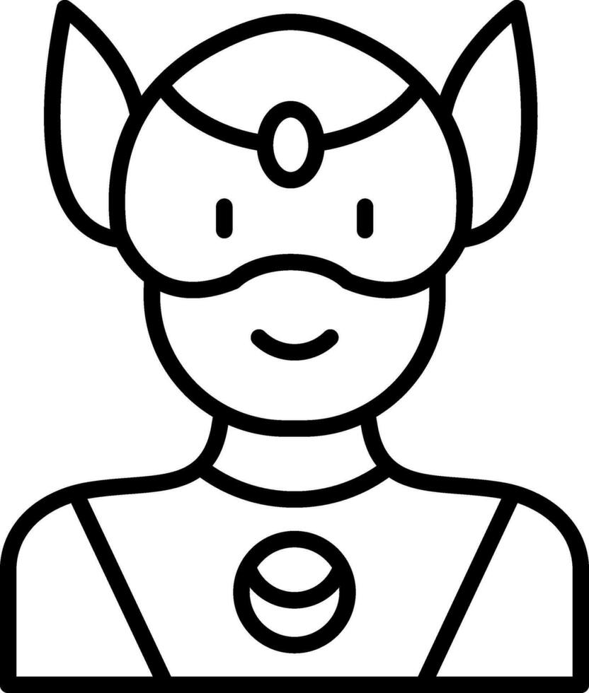 Superhero Vector Icon