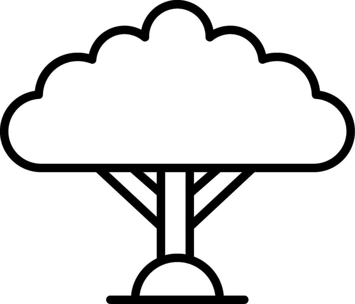 Dragon Tree Vector Icon