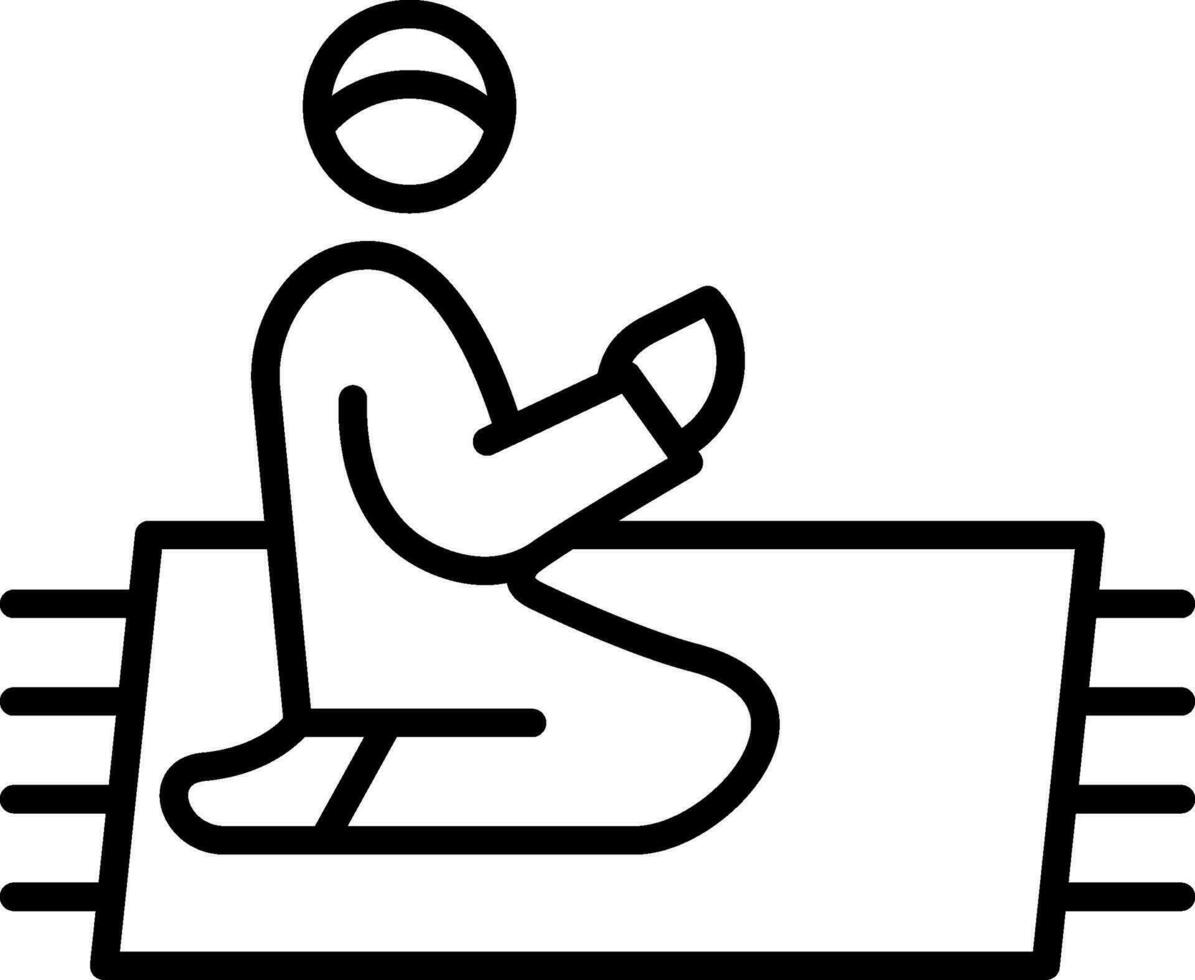 Pray Vector Icon