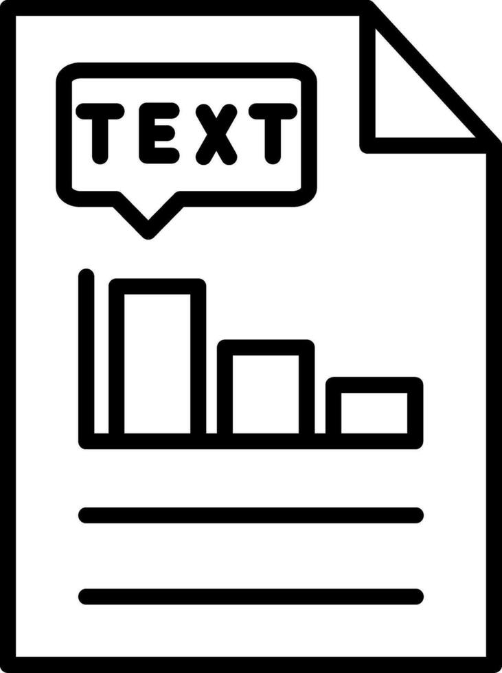 icono de vector de texto