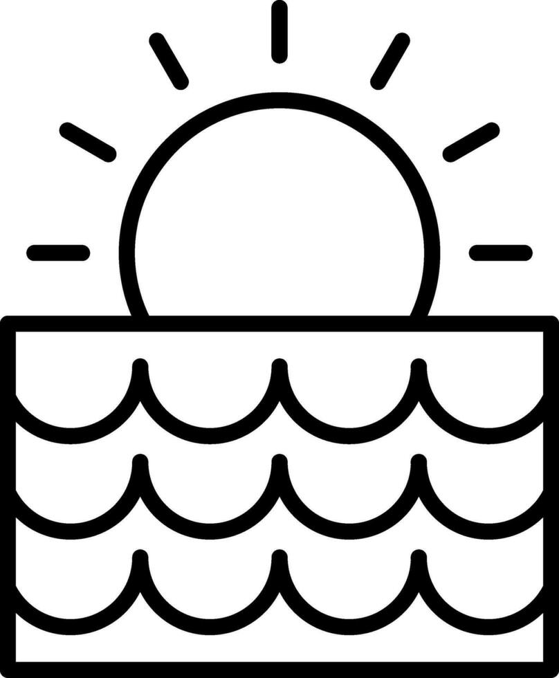 Sunrise Vector Icon