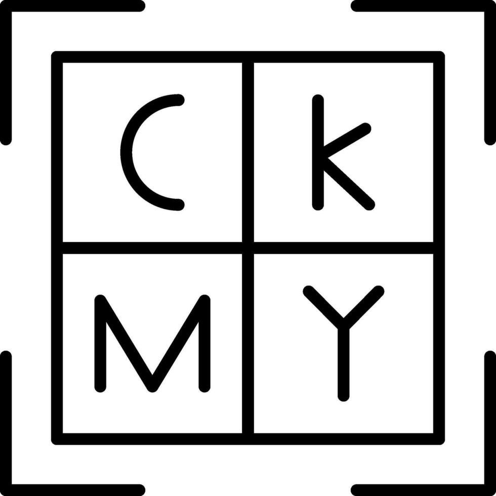 Cmyk Vector Icon
