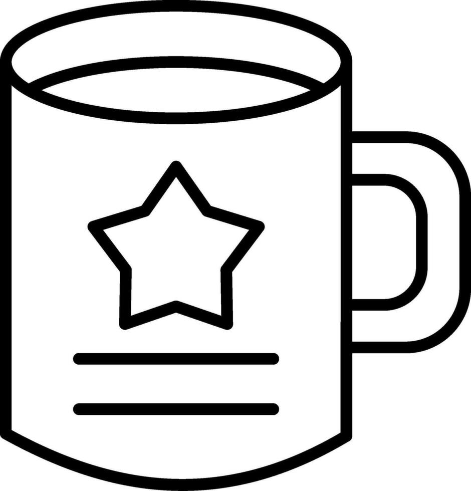 icono de vector de taza