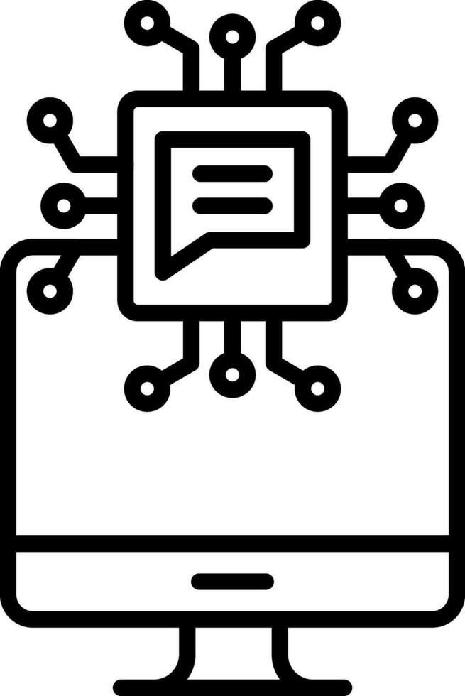 Artificial Intelligence Vector Icon