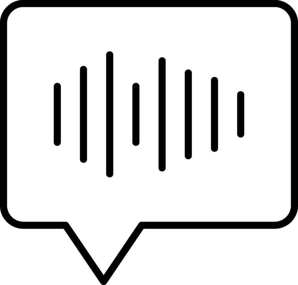 Voice Recognition Vector Icon