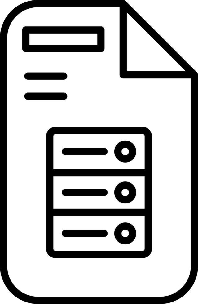 Server Vector Icon