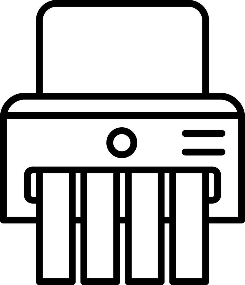 Shredder Vector Icon