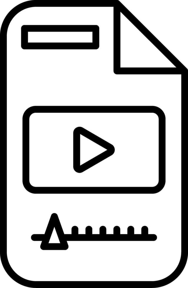 icono de vector de vídeo