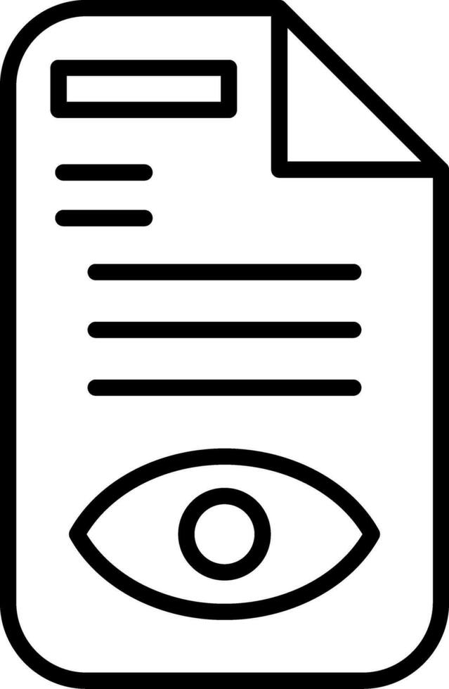 Document Vector Icon