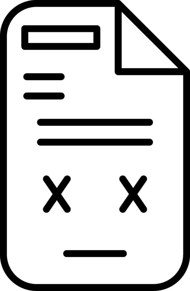 icono de vector de documento