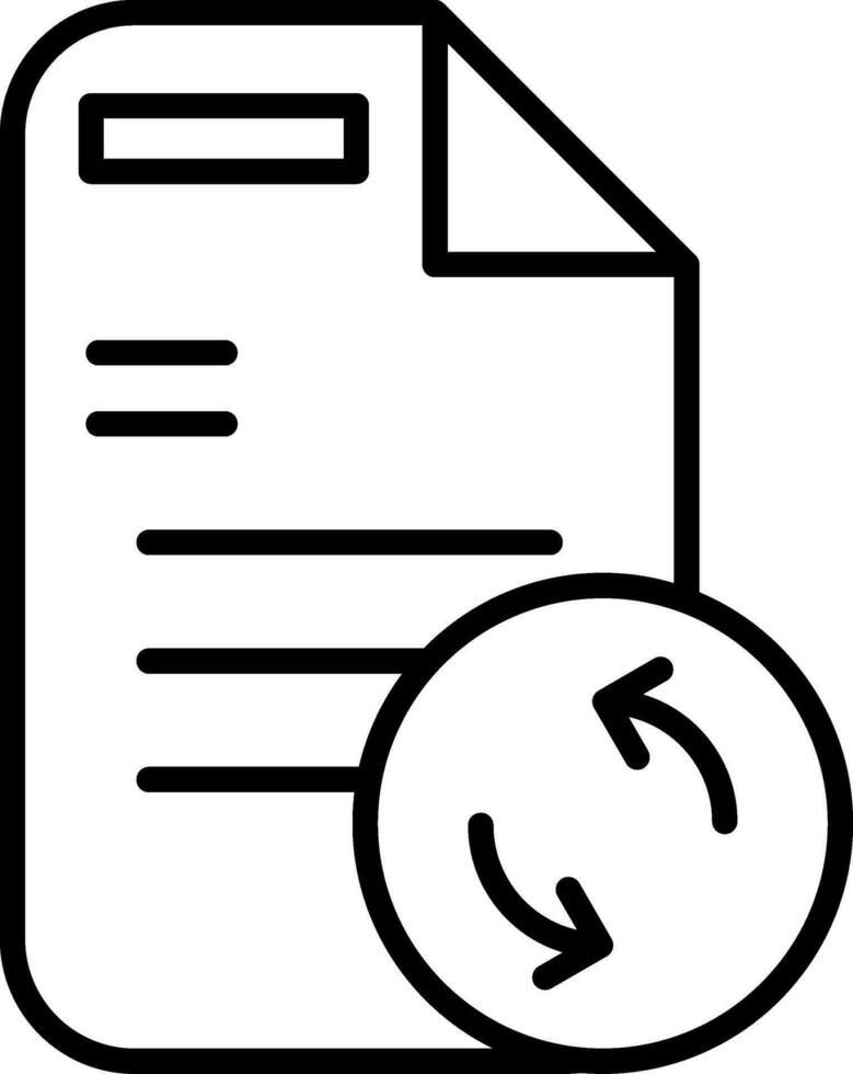 icono de vector de documento