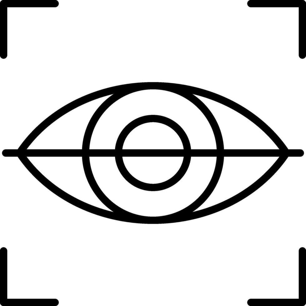 Eye Scan Vector Icon