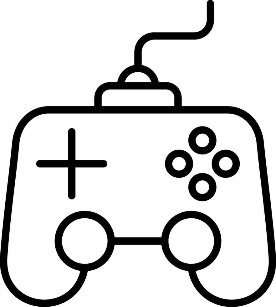 icono de vector de controlador de juego