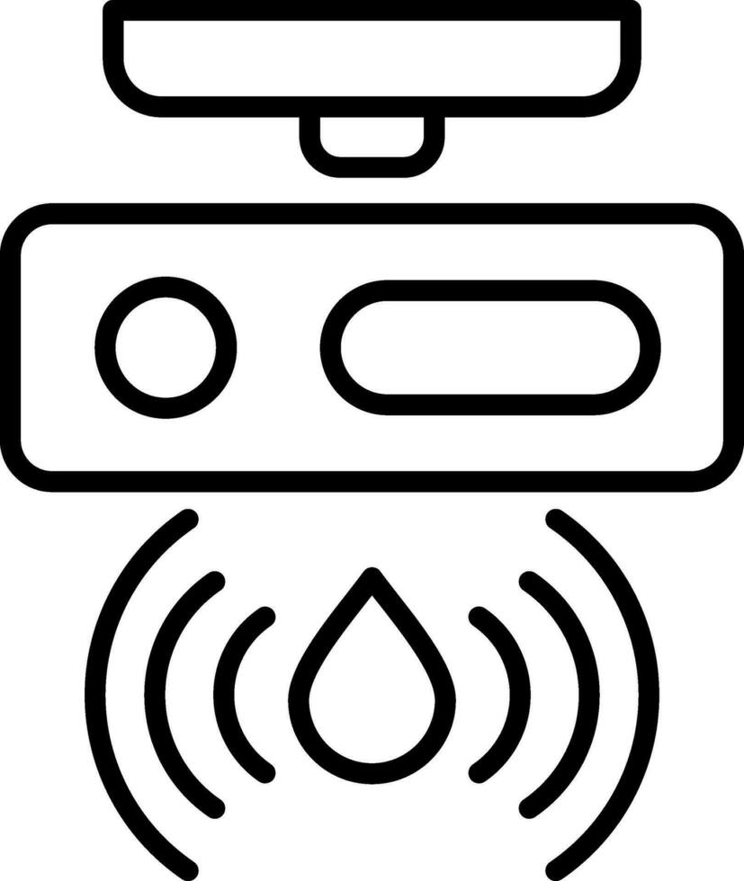 icono de vector de sensor