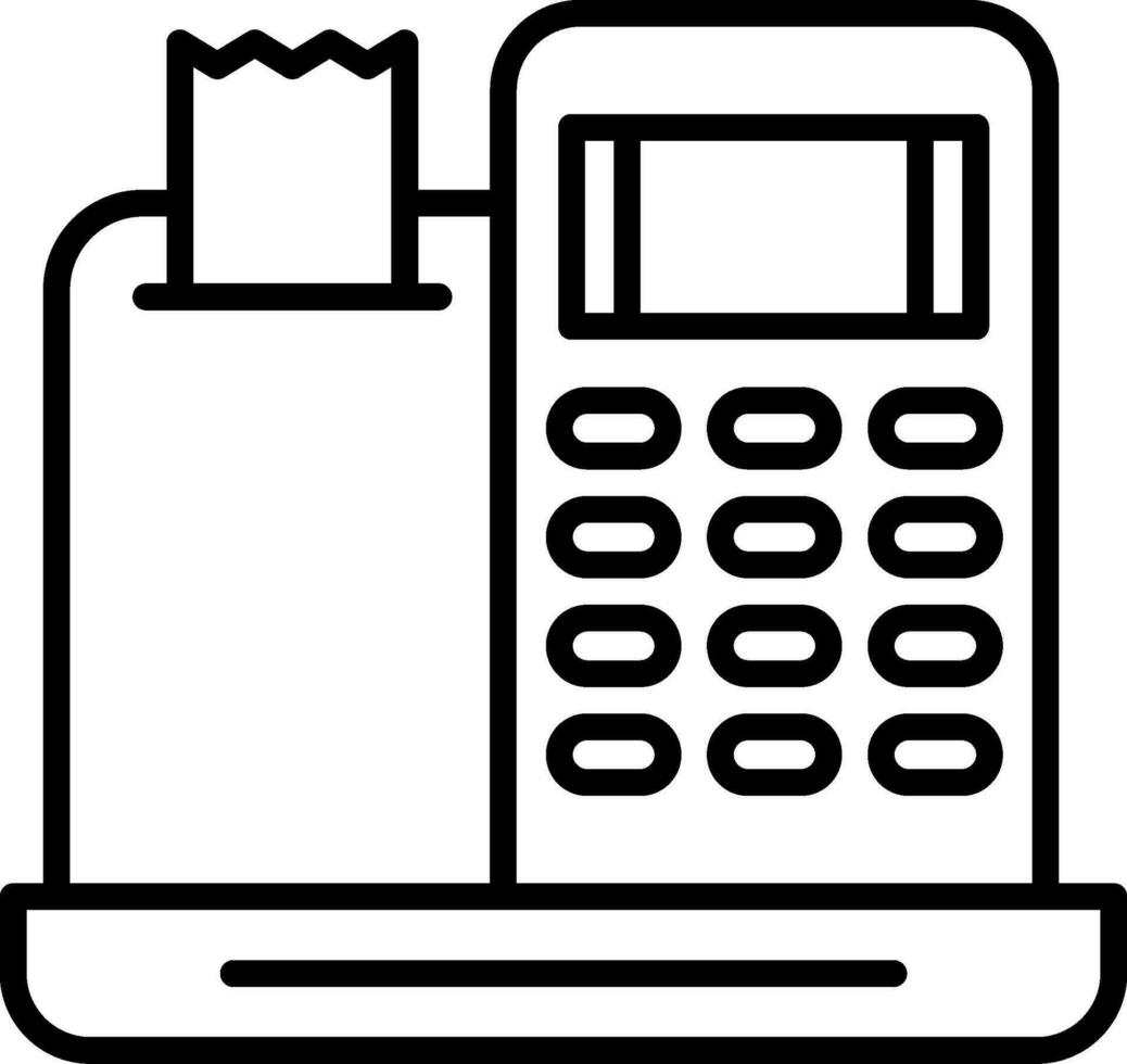 Cash Register Vector Icon