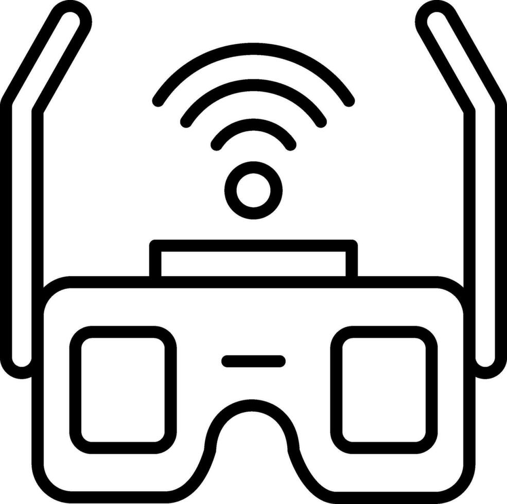Smart Glasses Vector Icon