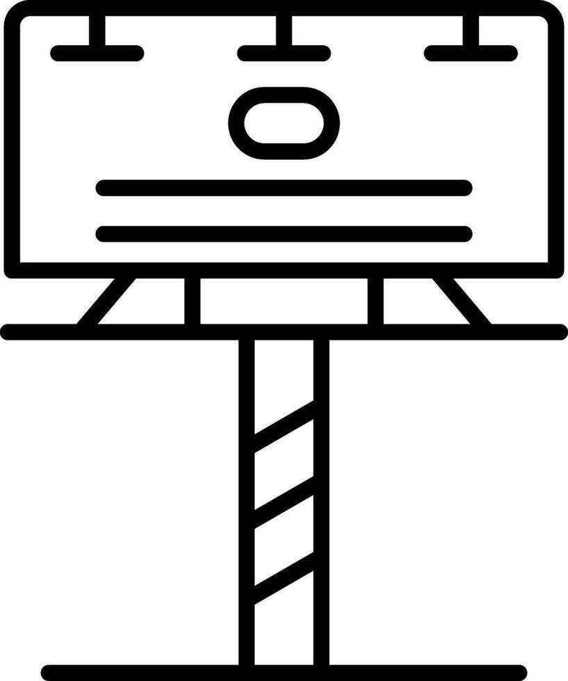 Billboard Vector Icon