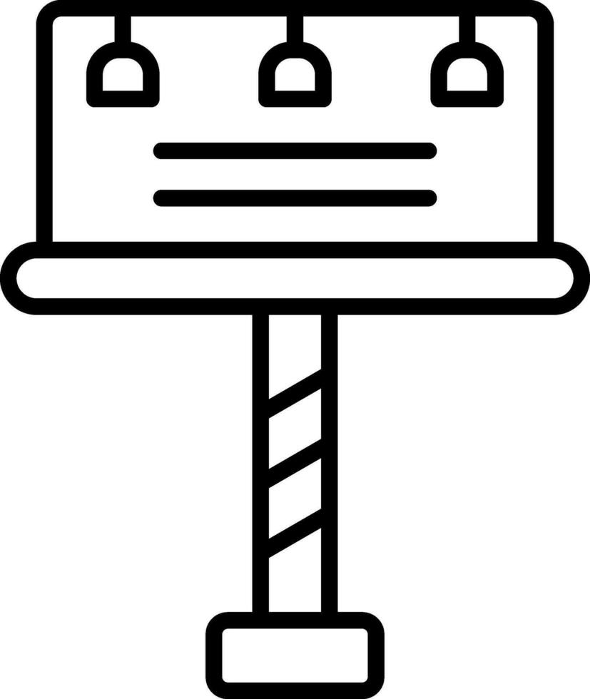 Billboard Vector Icon